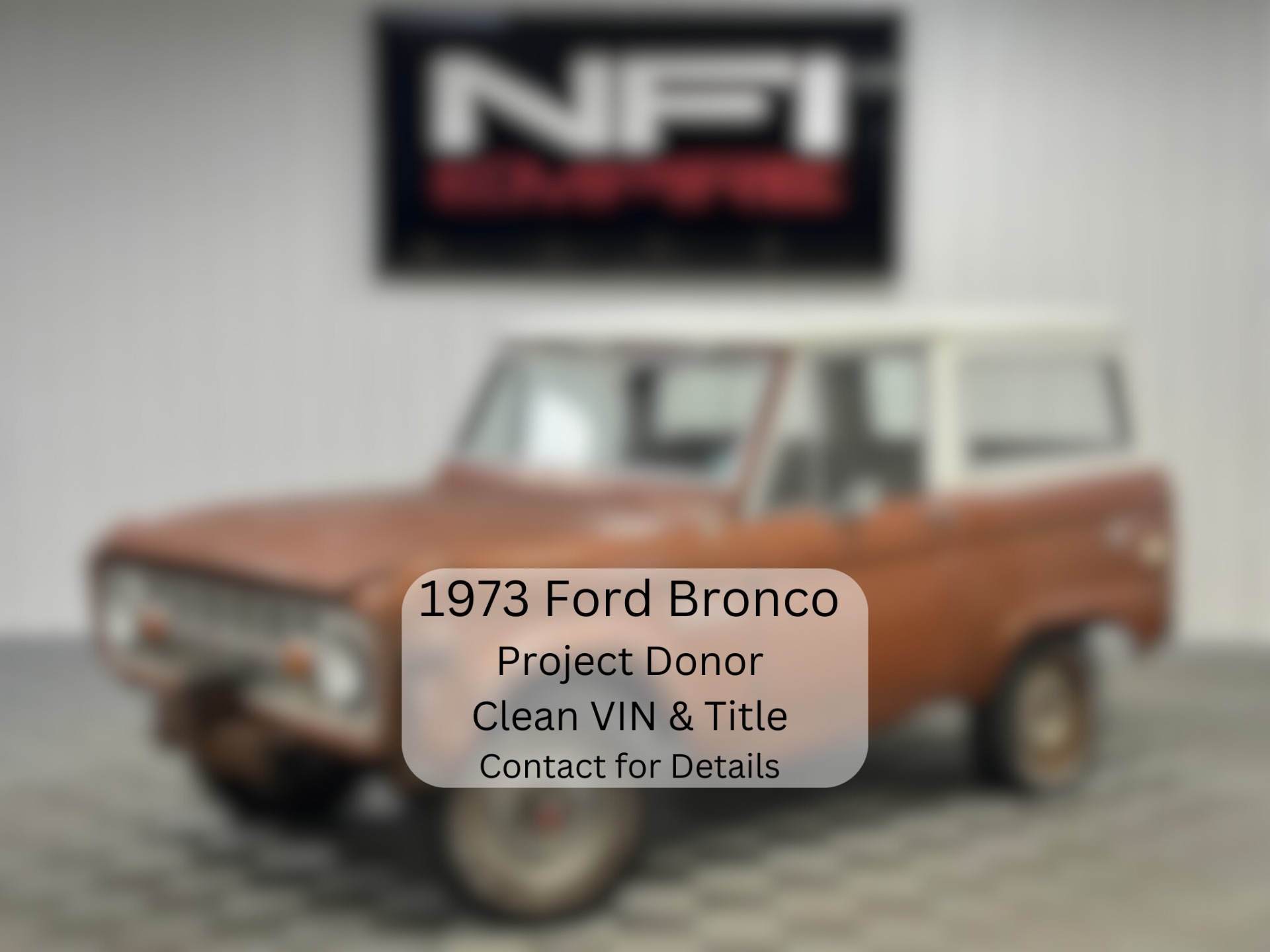1973 Ford Bronco 2D Utility 4WD 1