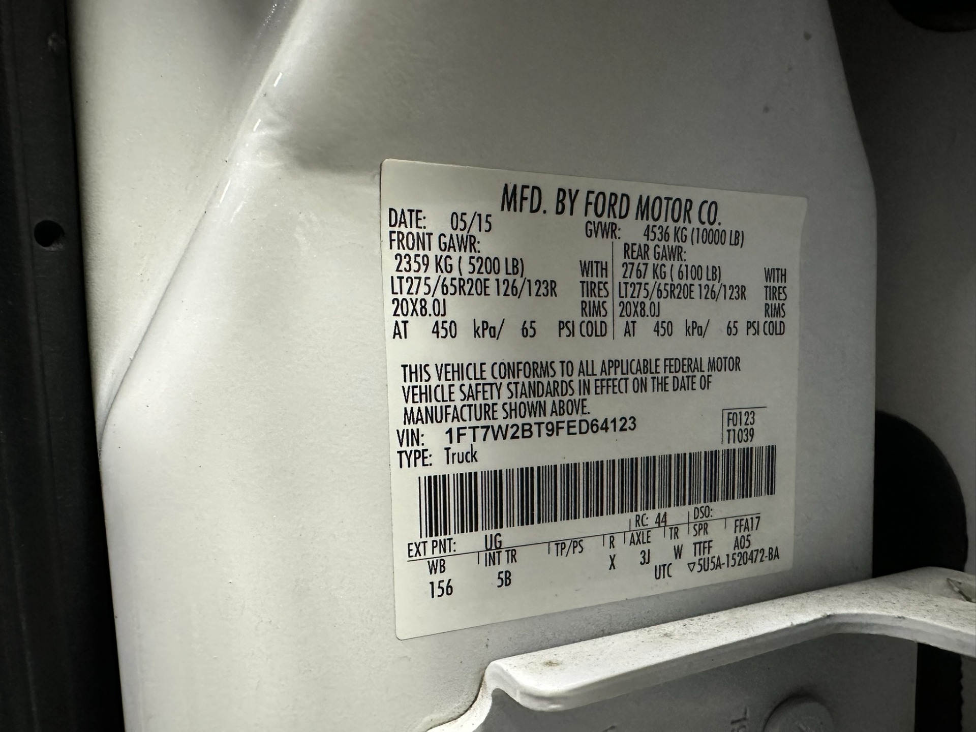 2015 Ford F250 Super Duty Crew Cab 56