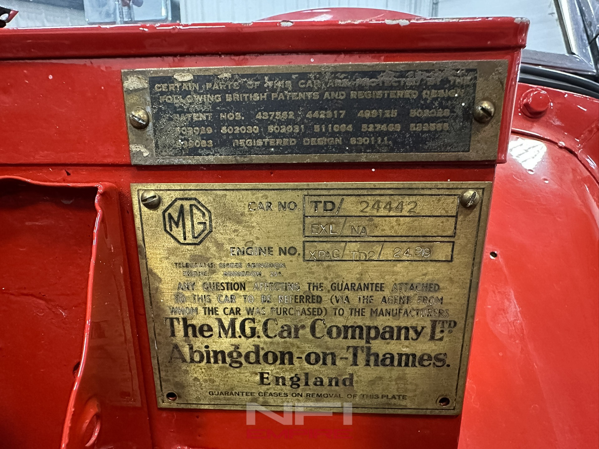 1953 MG TD 32