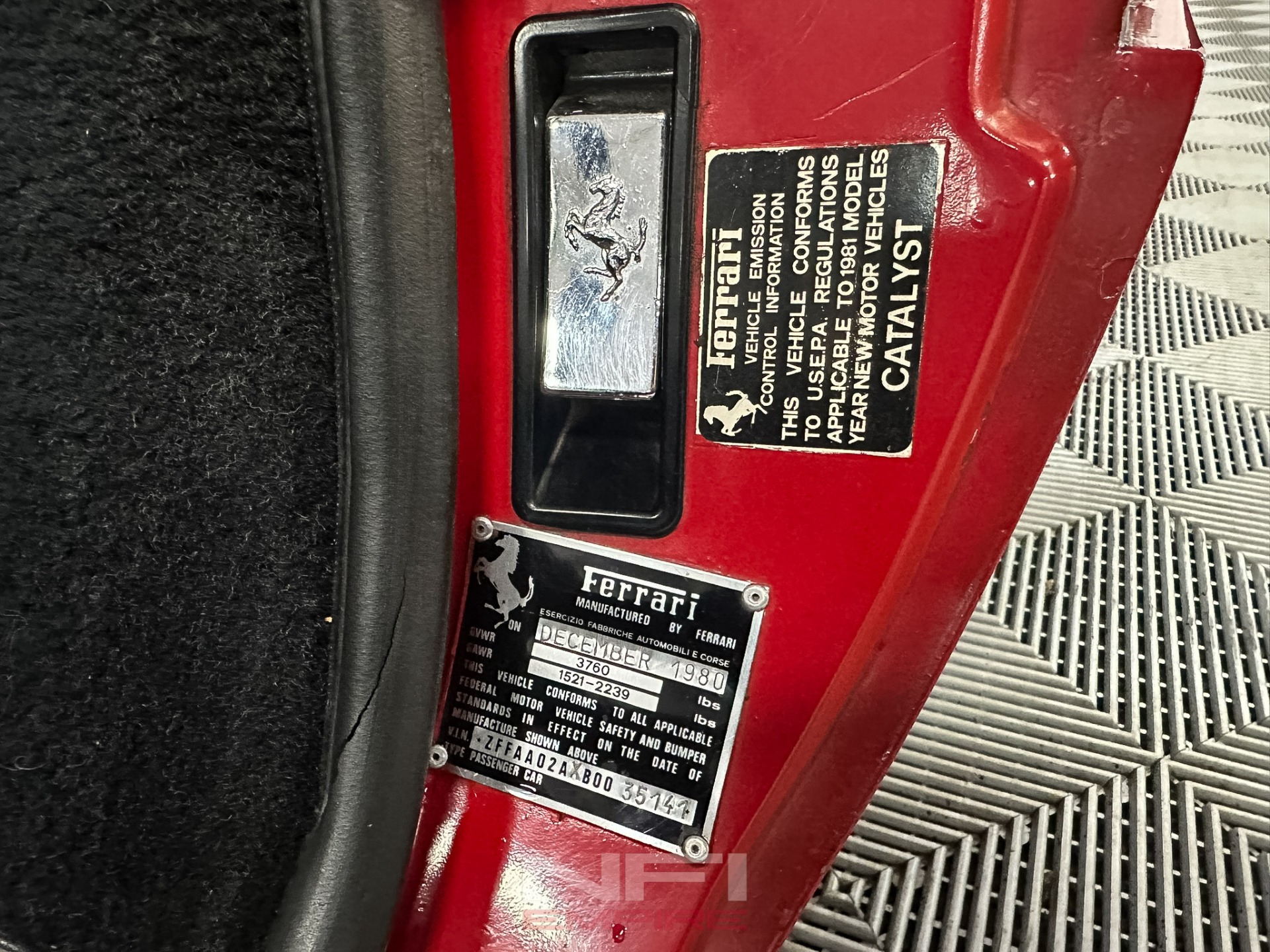 1981 Ferrari 308 GTSi Coupe 44