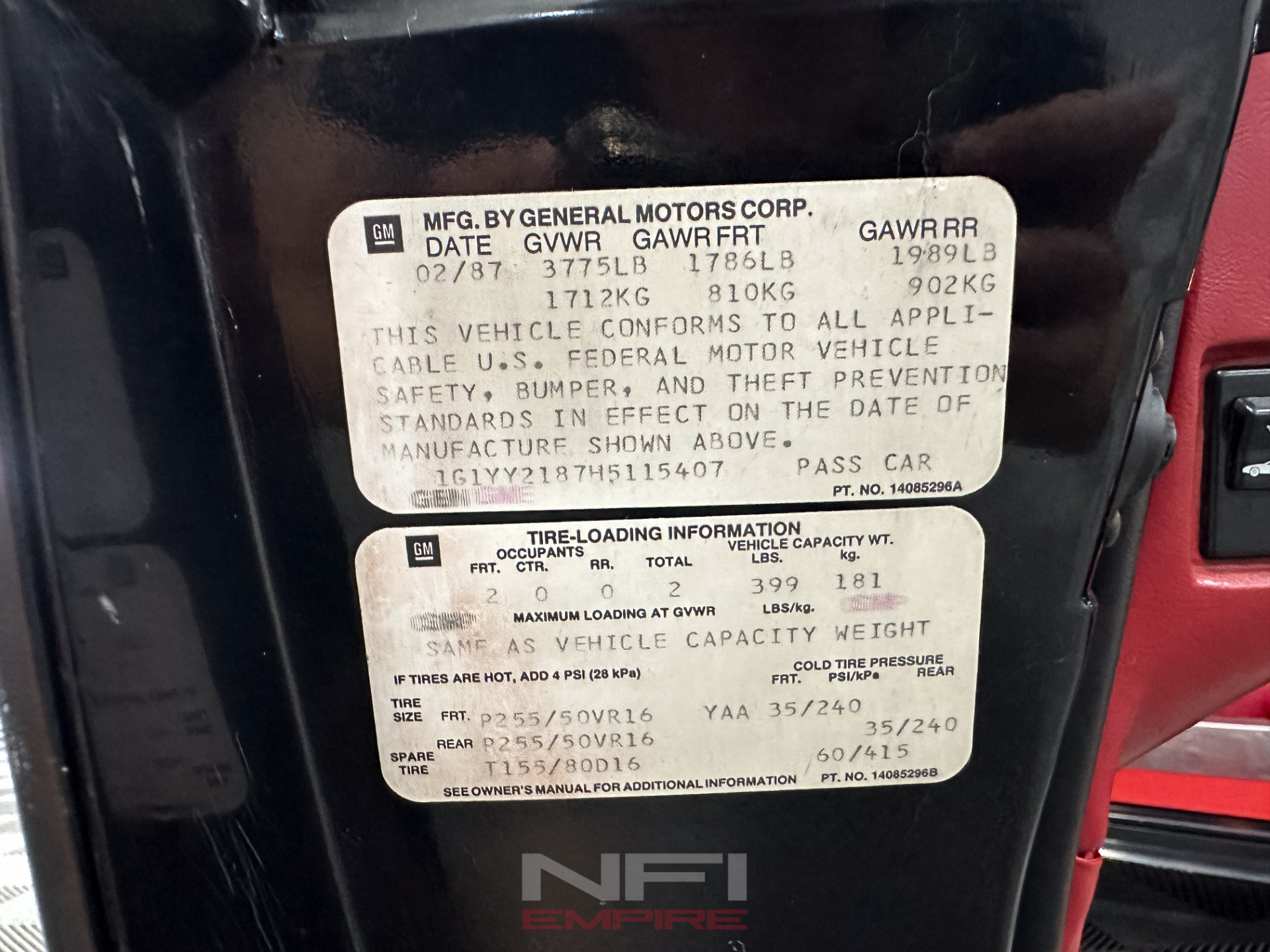 1987 Chevrolet Corvette 44