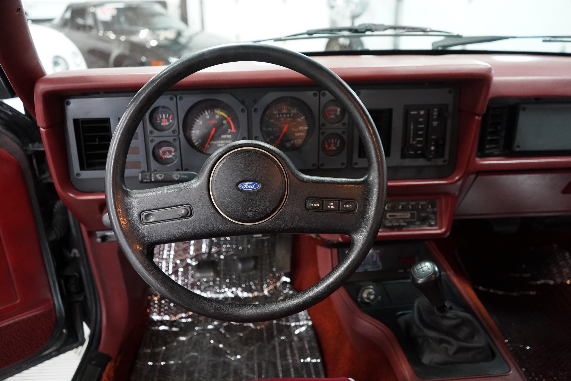 1986 mustang dash online