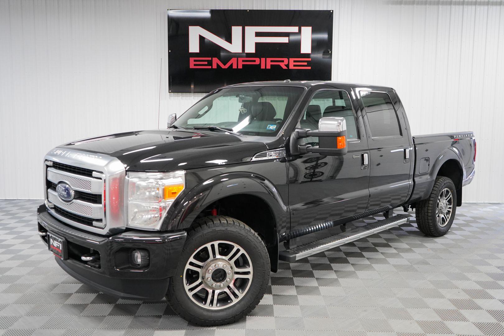 Used 2015 Ford F350 Super Duty Crew Cab Platinum Pickup 4D 6 3/4 ft For