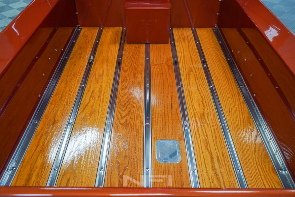 wodden truck bed