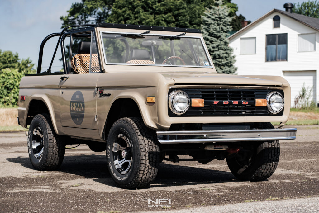 Classic Ford Bronco restomod at NFI Empire